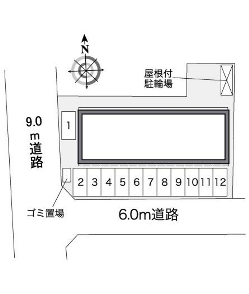 レオパレスさくら 配置図