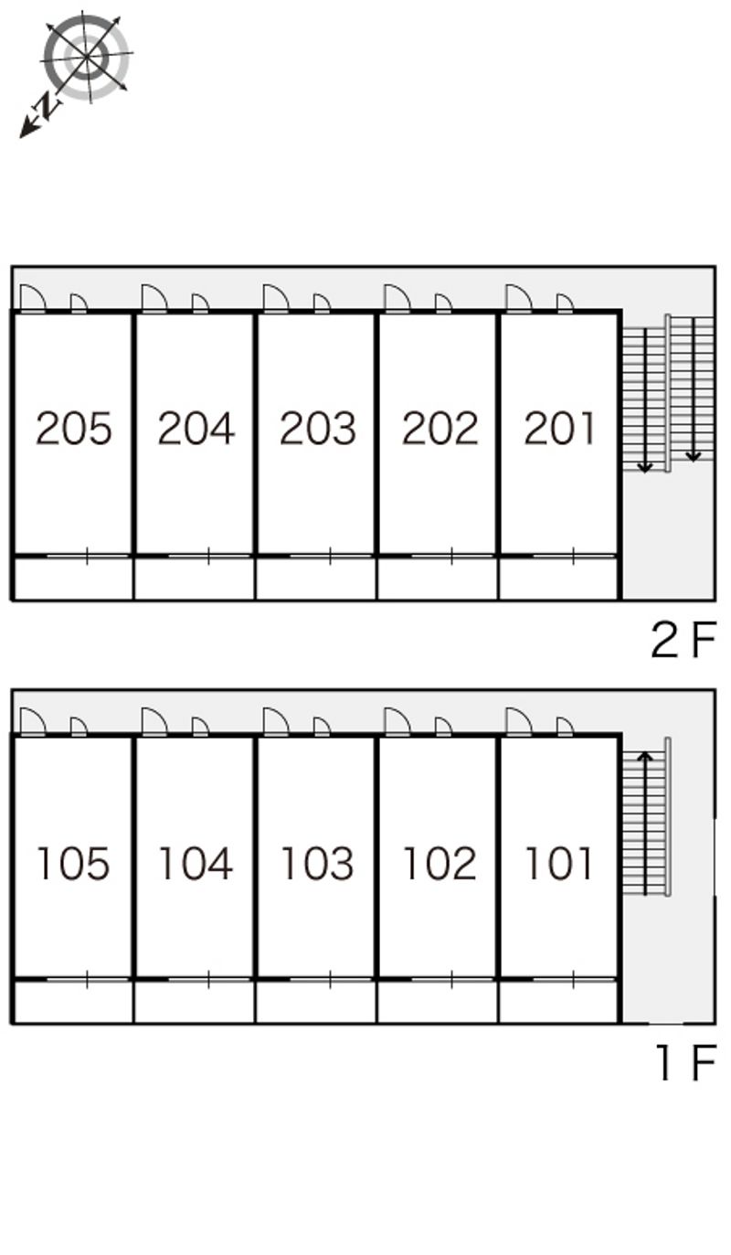 レオパレスＰｅａｌ　Ｓｑｕａｒｅ 間取配置図
