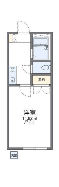 レオパレス姫路 間取り図