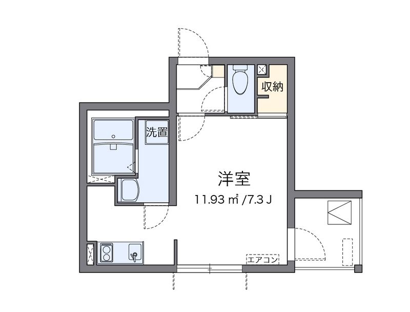 クレイノサンサーラ２ 間取図