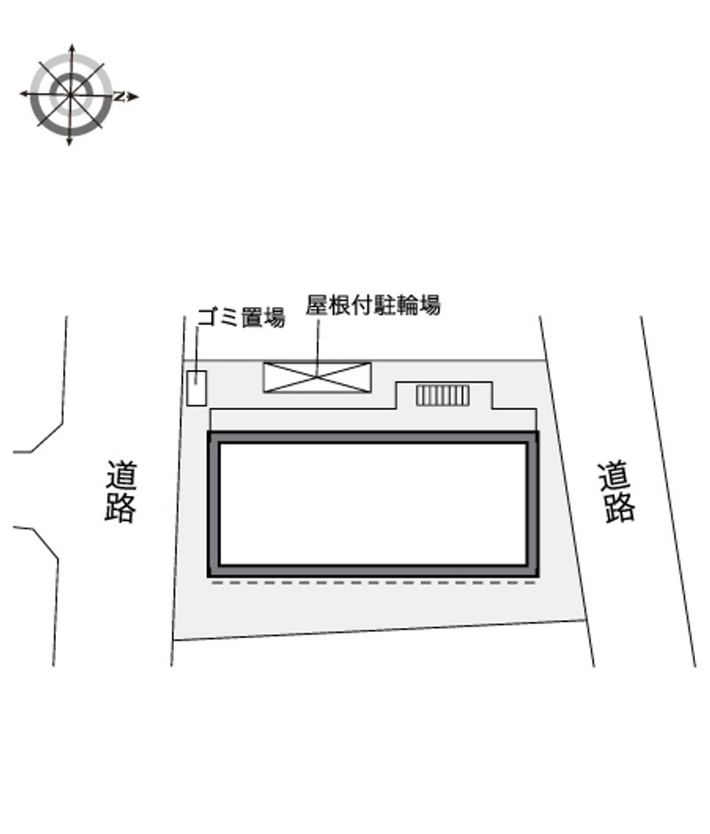 レオパレス三ッ沢上町Ⅱ 配置図