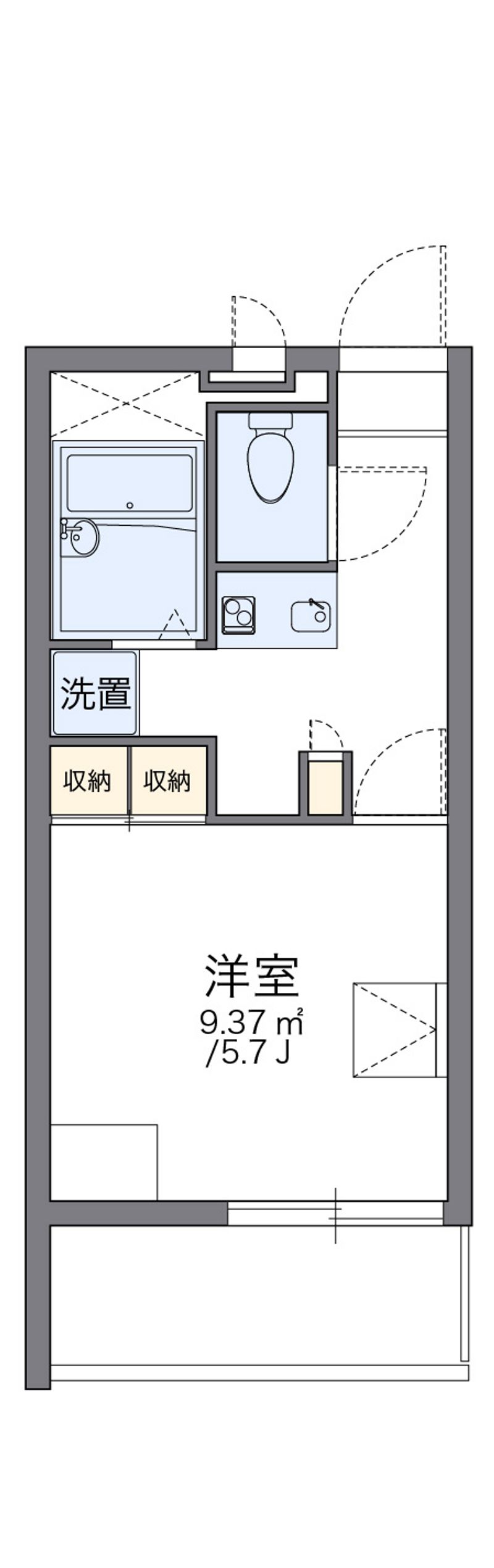 レオパレスＡＩ 間取図