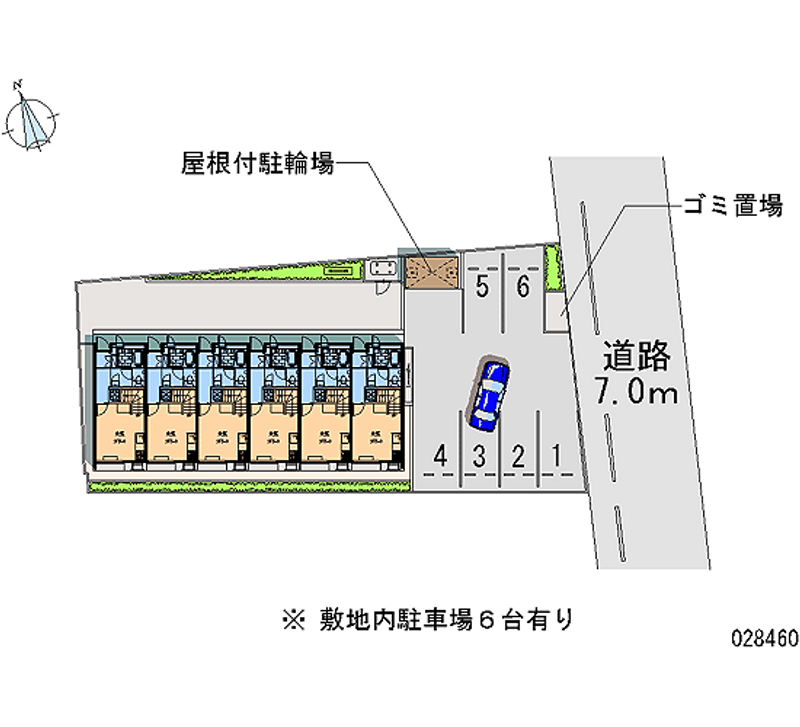 レオパレスアヴェニーレ皆生 月極駐車場