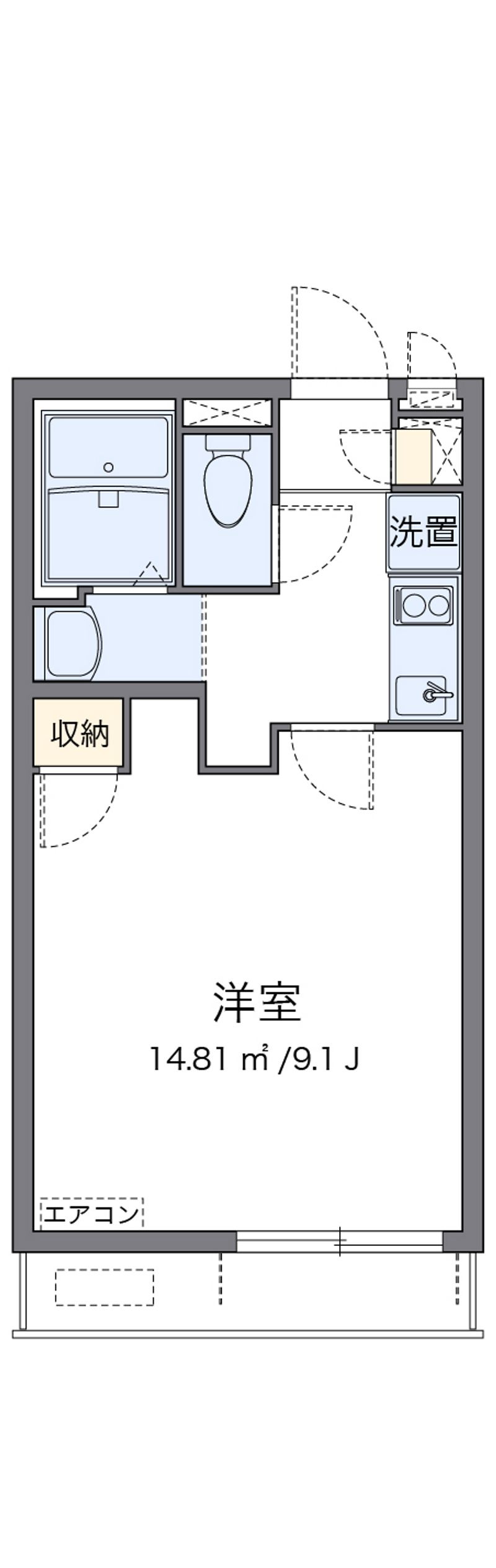 クレイノアルページュ 間取図
