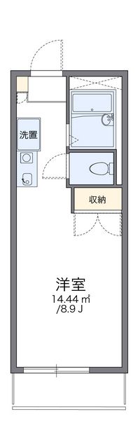 レオパレスシーサイド網干 間取り図