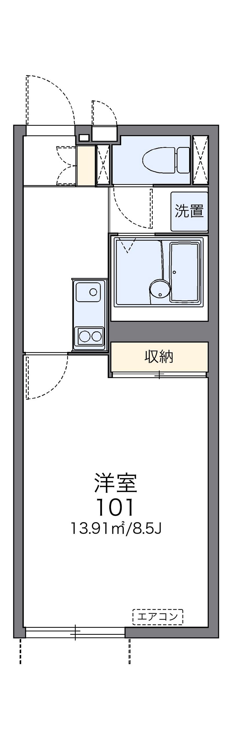 レオネクストソレイユ 間取図