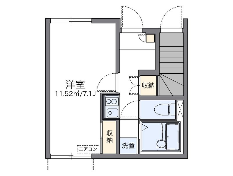 レオネクストＴＥＮＪＩＮ 間取り