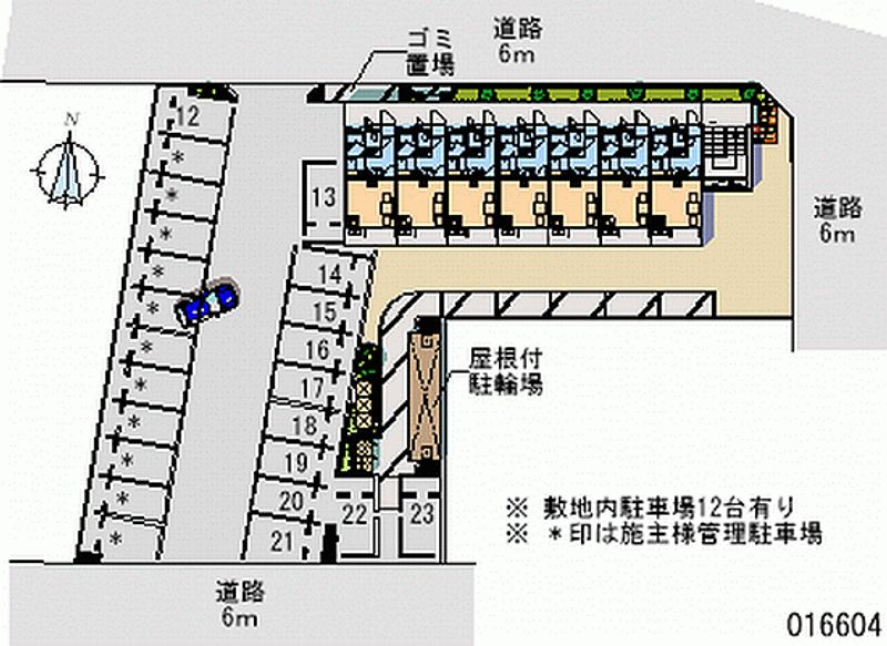 レオパレス北斗 月極駐車場