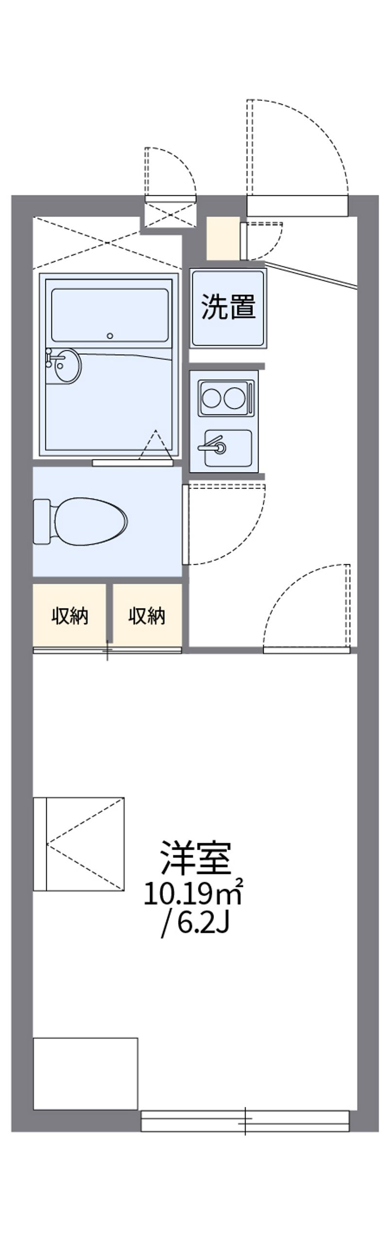 レオパレスＯＨＹＡＴＯ　Ⅰ 間取図