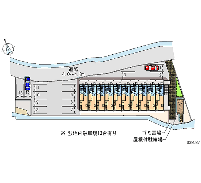 レオパレス英 月極駐車場