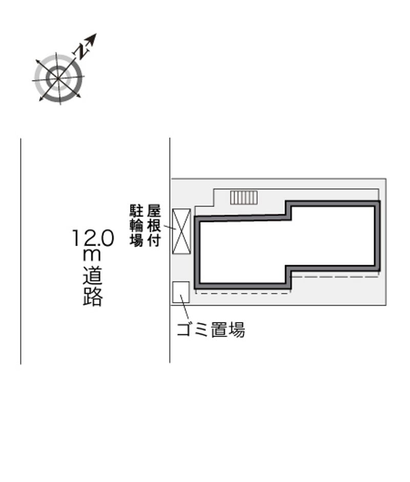 レオパレスＭＯＮＴＥＭＡＲＥ 配置図