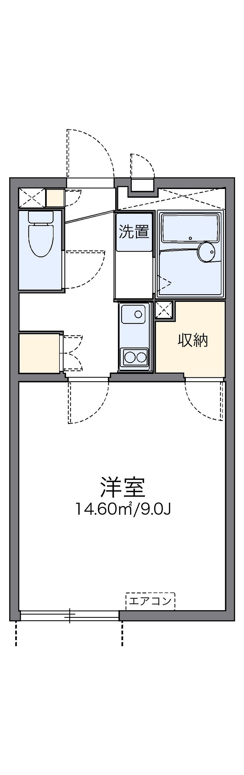 レオネクストかのう 間取図