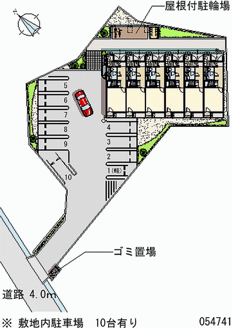 54741 Monthly parking lot