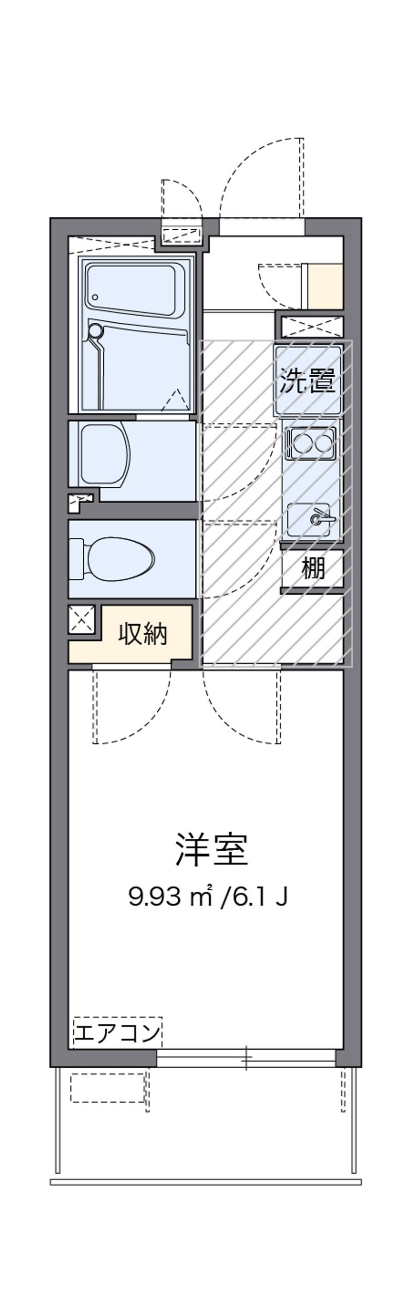 レオネクスト北斗Ⅳ 間取り