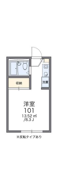レオパレスランタナ 間取図