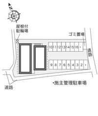 レオパレスアルブルⅠ 駐車場