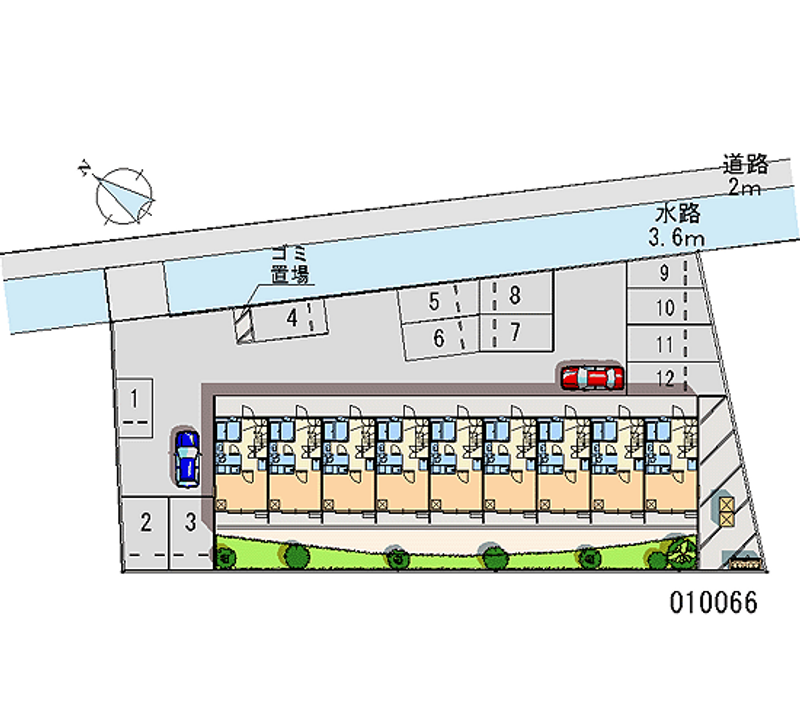 レオパレスＭａｒｃｈ’９７ 月極駐車場