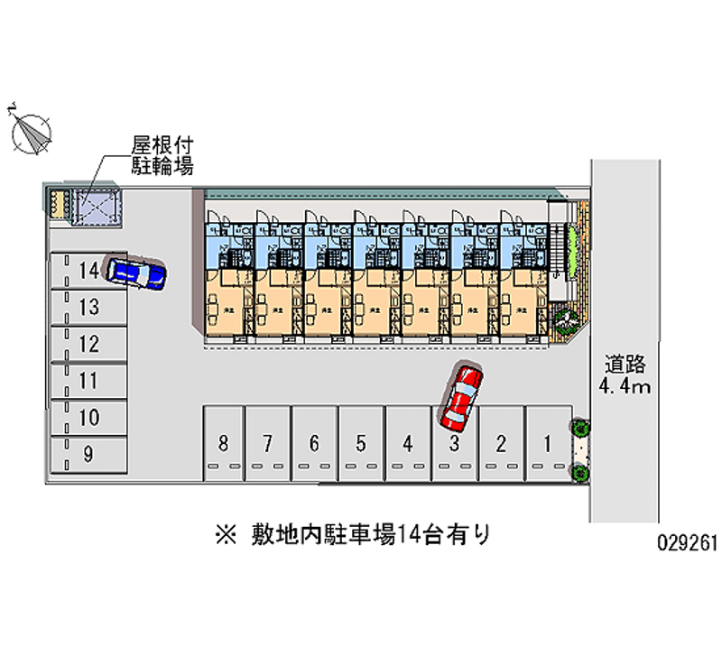 レオパレスＹＯＵ 月極駐車場