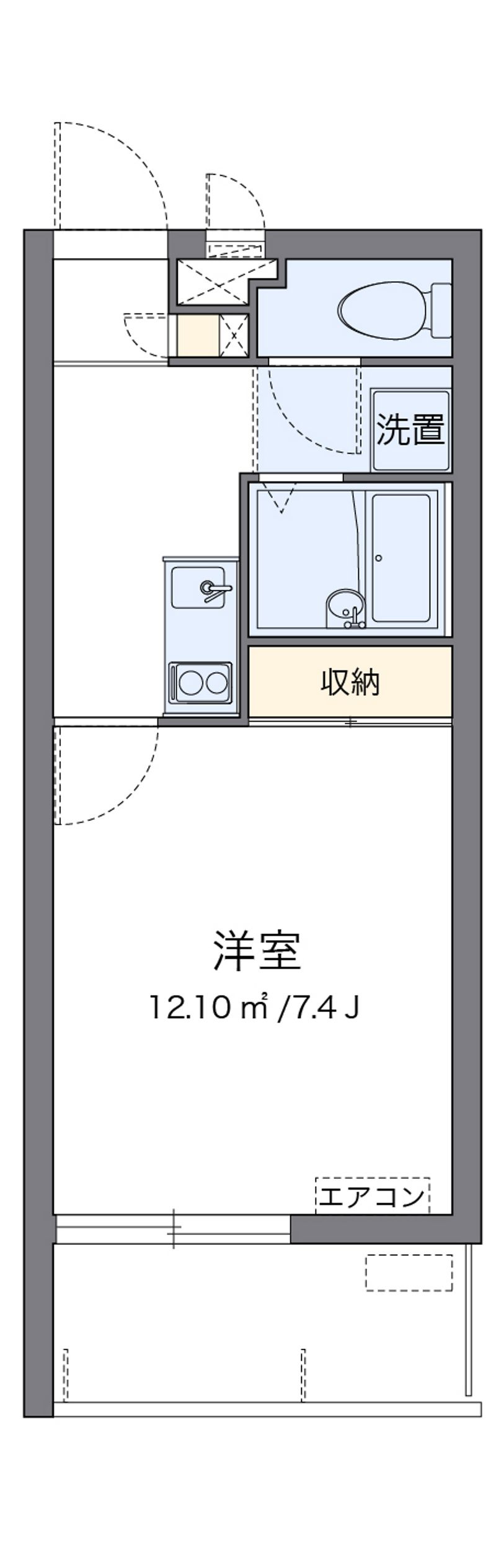 レオネクストＭｏｒｉｓｈｉｔａ 間取図
