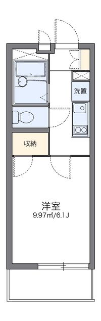 レオパレス平尾 間取り図