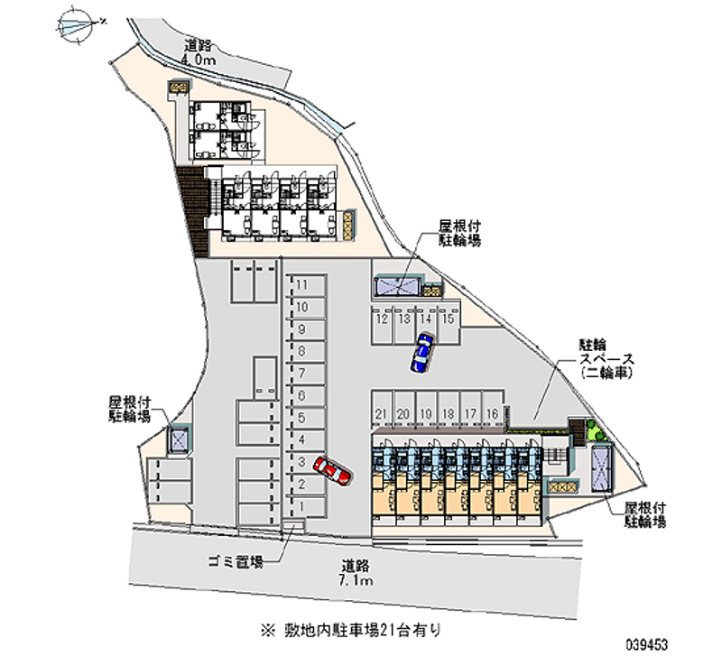 39453 Monthly parking lot