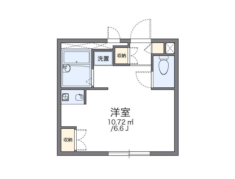 レオパレスＣｒｅｓｔ 間取図