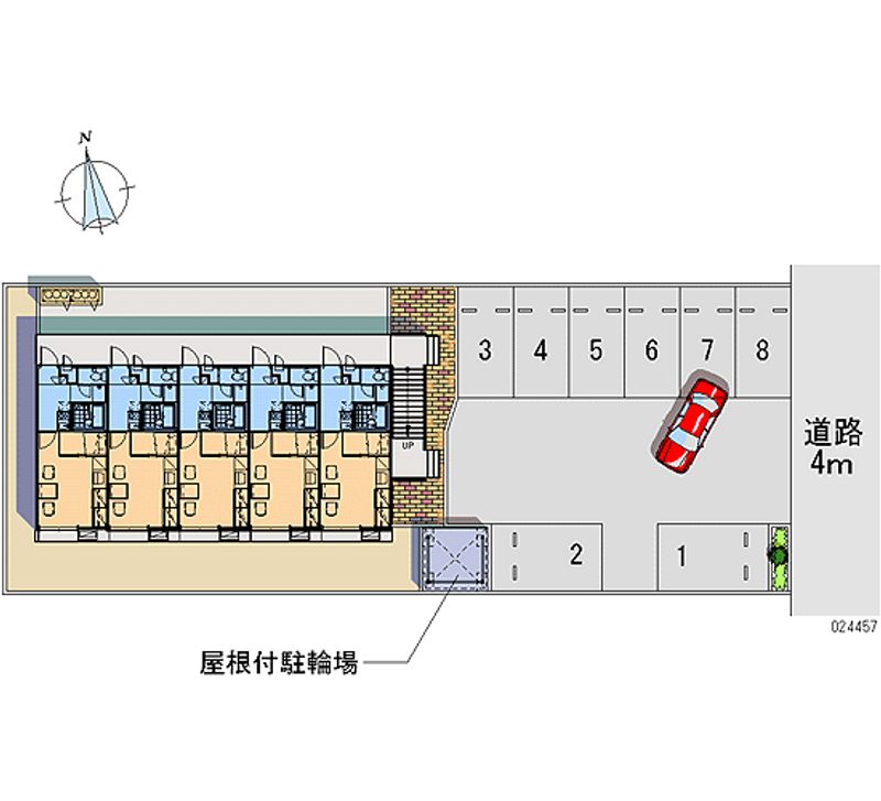 24457 Monthly parking lot