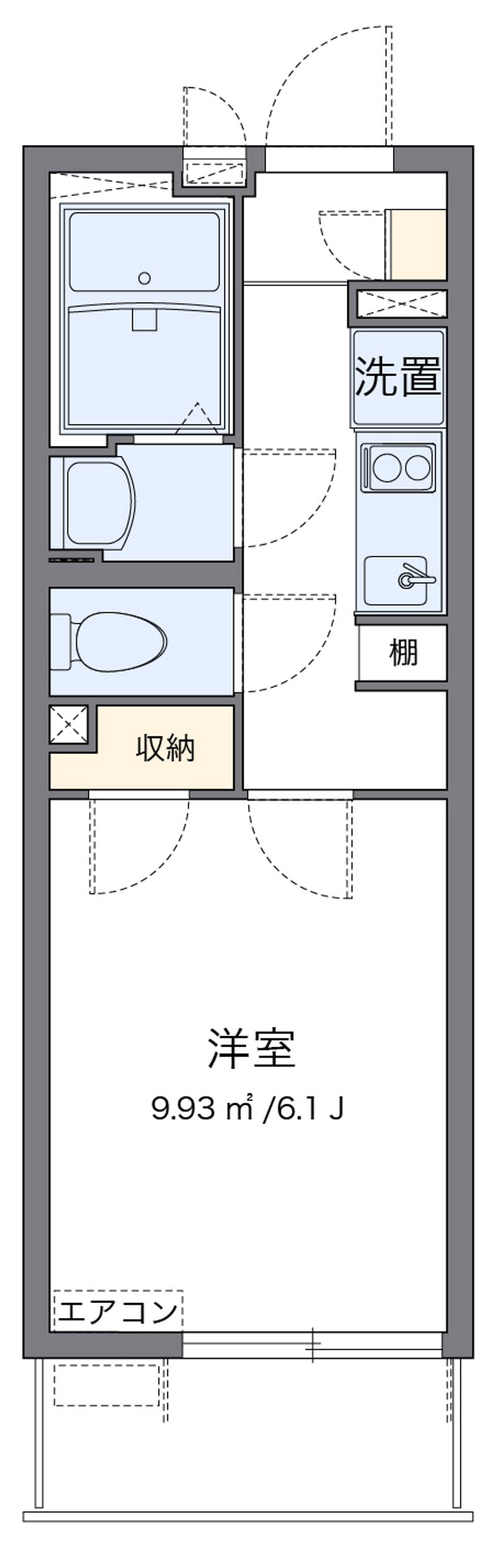 クレイノ翠 間取図