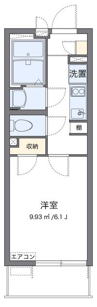 クレイノ翠 間取り図