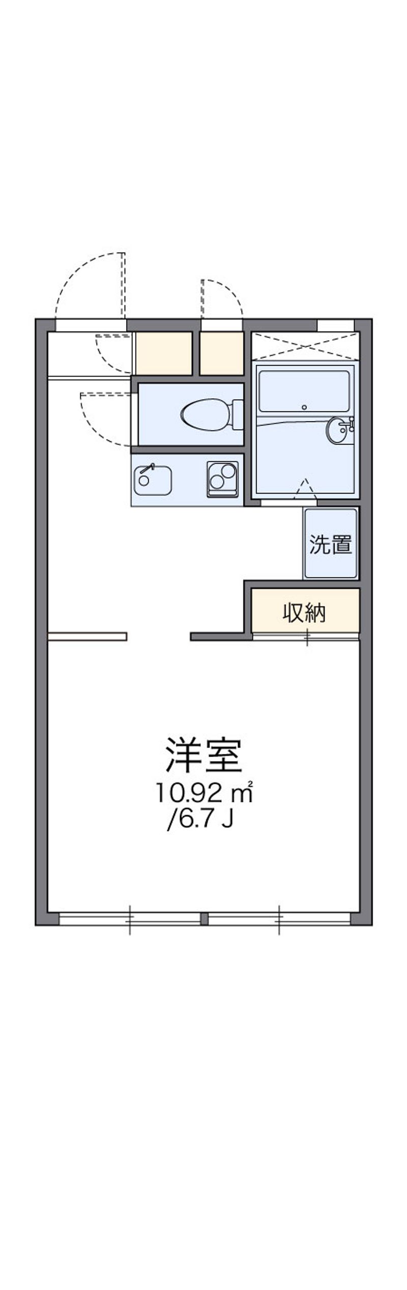 レオパレスメイプルⅢ 間取図