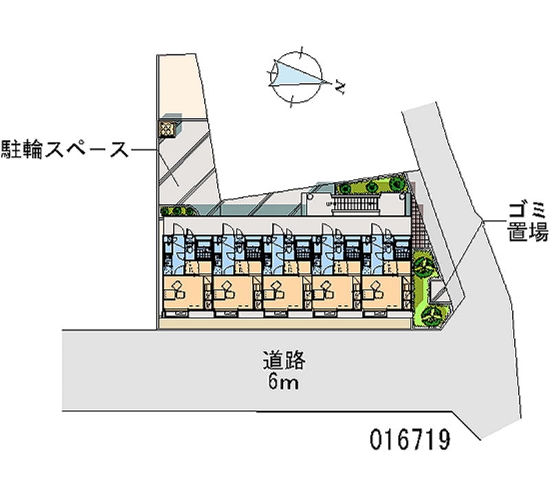 レオパレスセレネイド 区画図