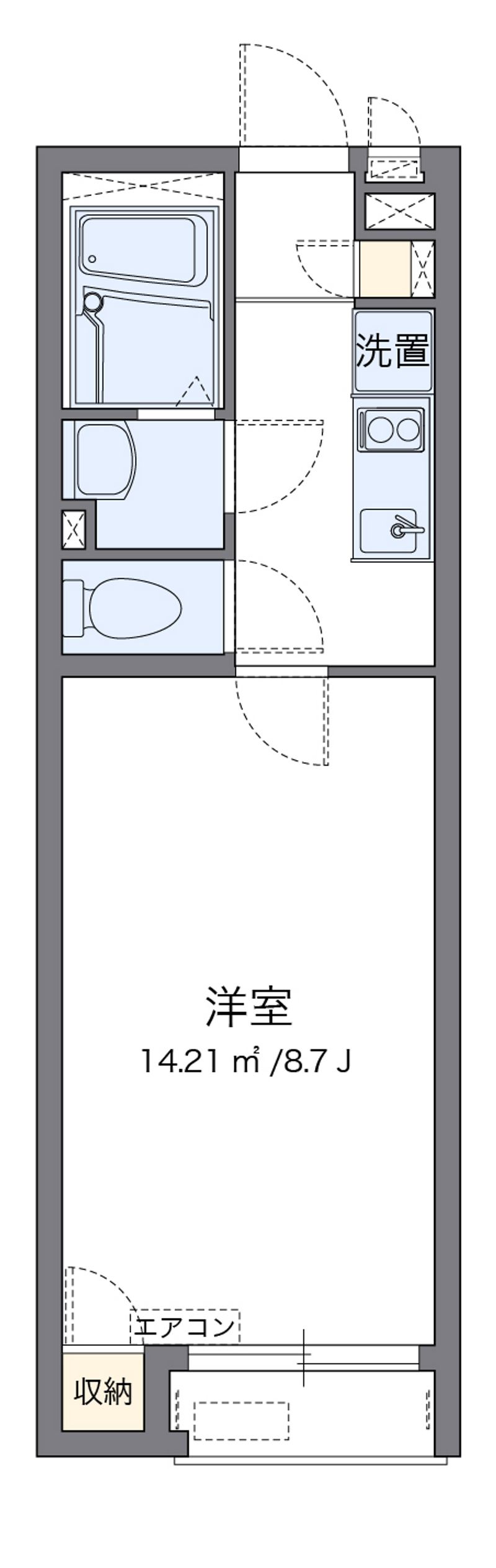レオネクストレーブウィン 間取図
