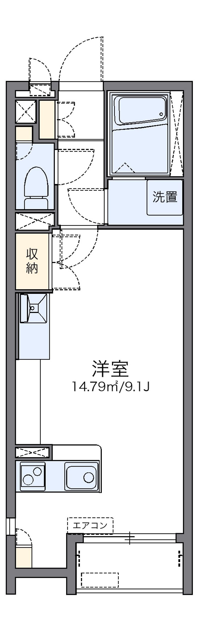 レオネクスト稲田 間取図