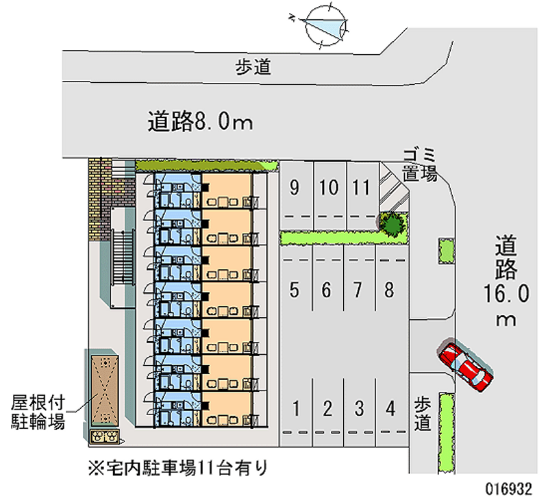 16932月租停車場