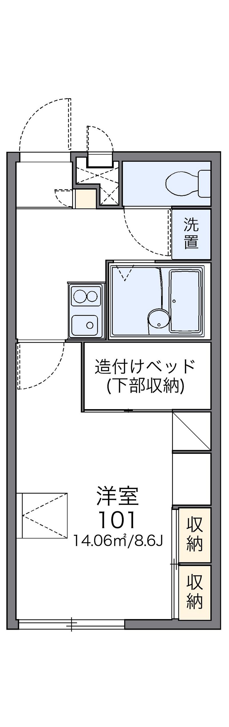 レオパレスＫＴサトウ 間取図