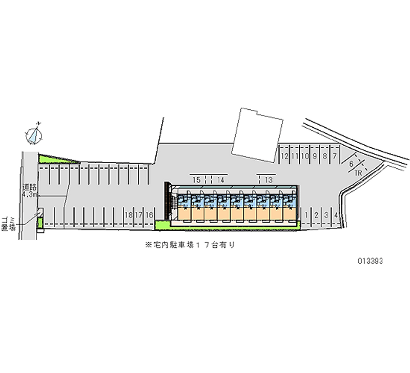 13393月租停車場