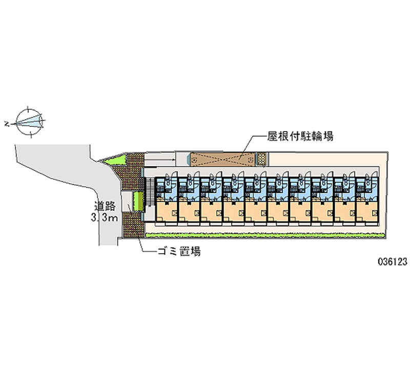 レオパレスアルプル 区画図