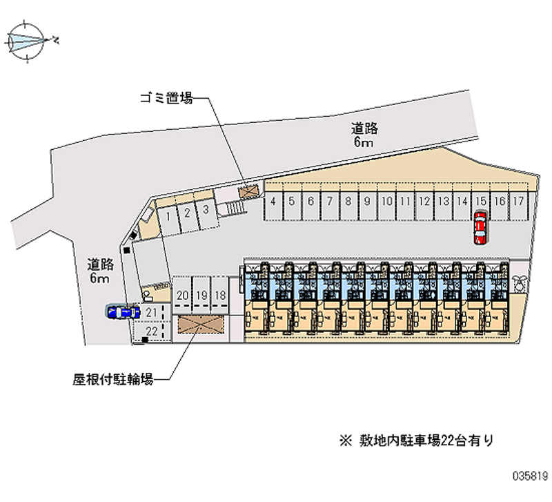 レオパレスＳｏｕｂｉ 月極駐車場