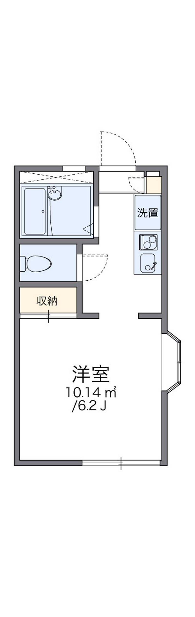 レオパレスカサ　エスペランサ 間取り