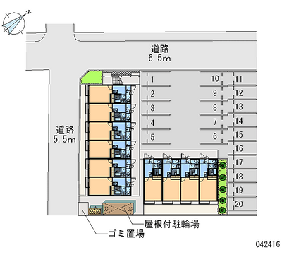 42416 Monthly parking lot