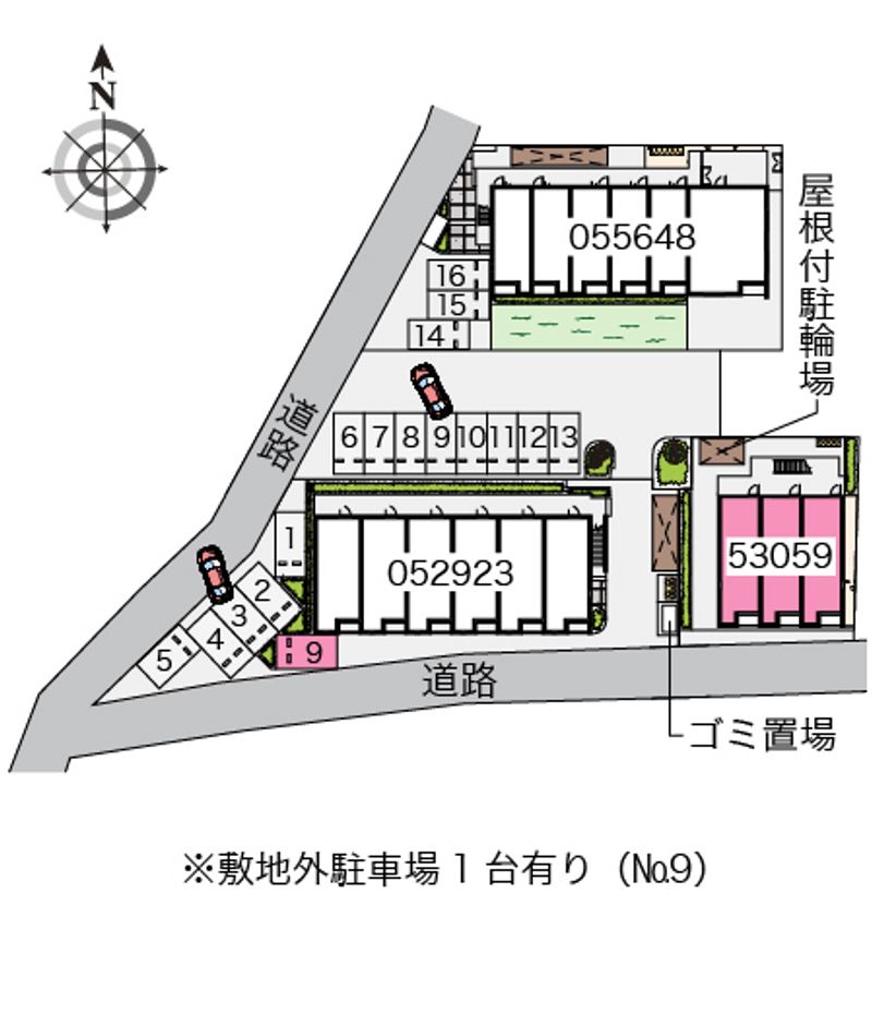 レオネクストひまわり 配置図