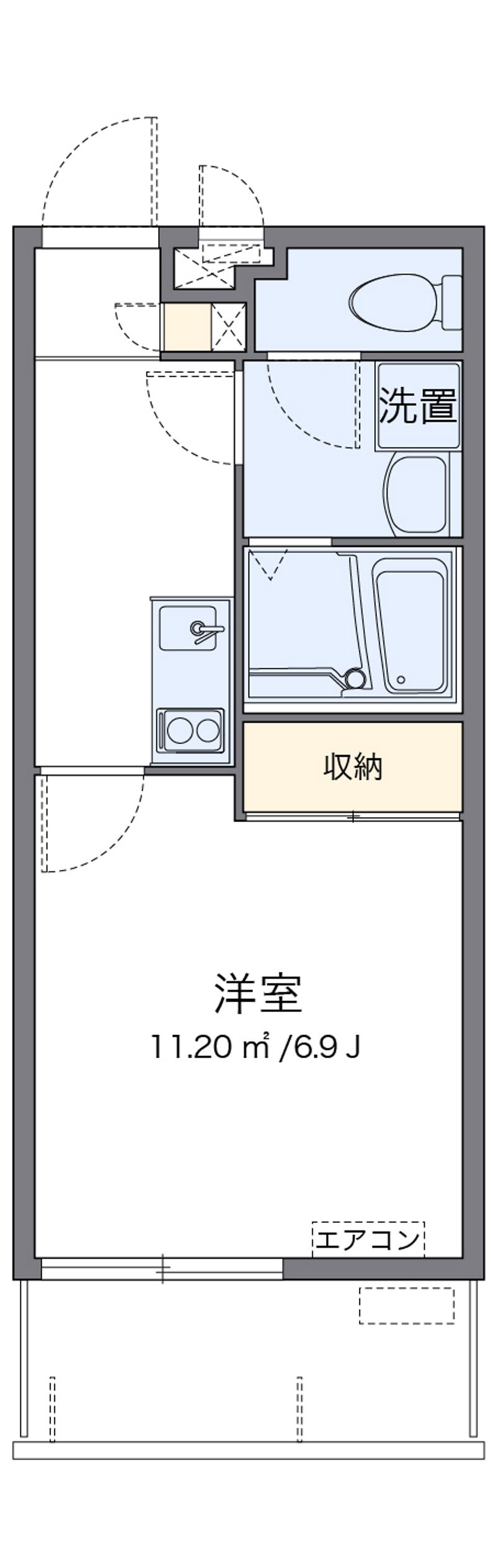 クレイノ南十字星 間取図
