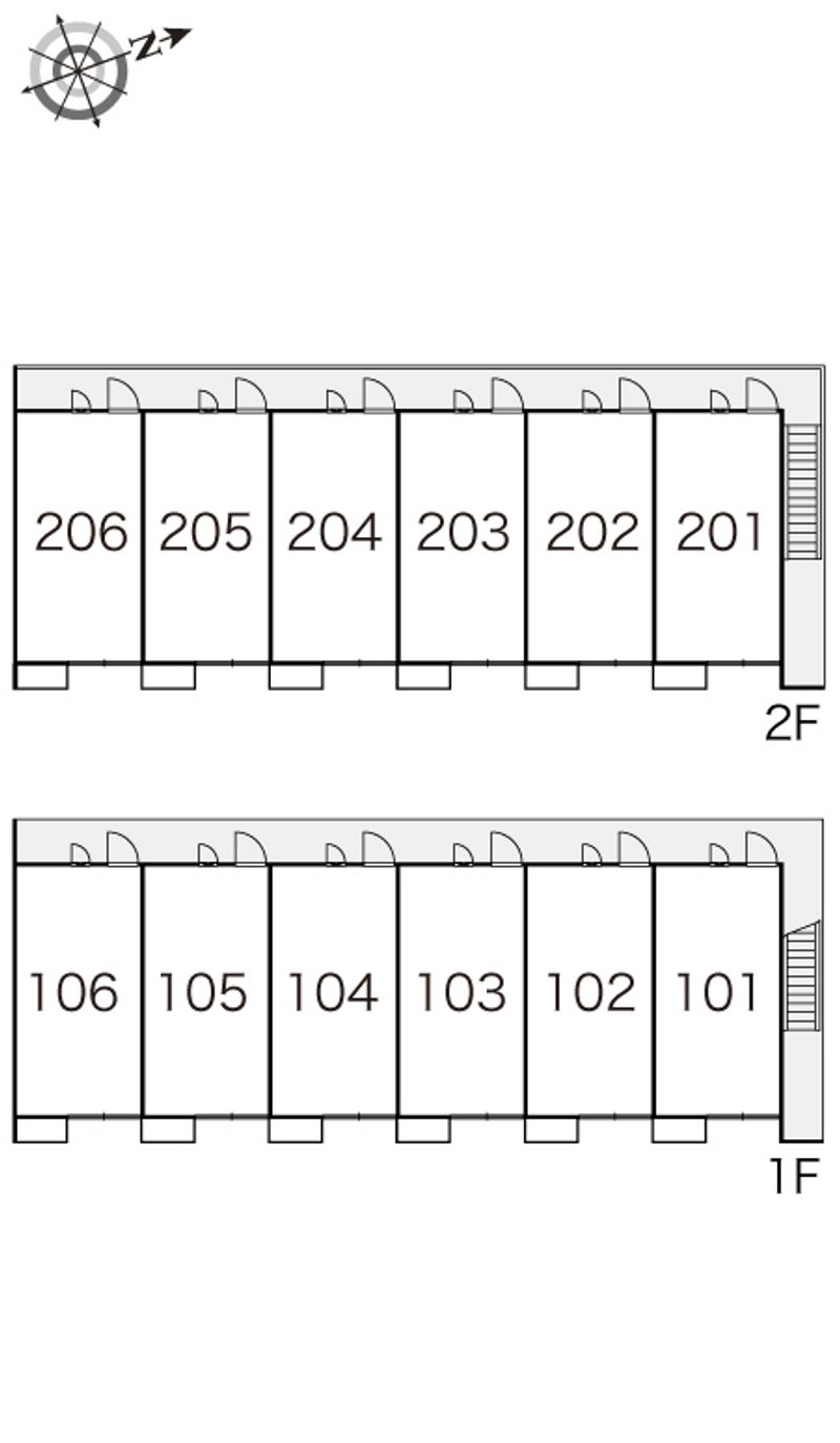 レオパレスブール・ドゥ・ネージュ 間取り配置図