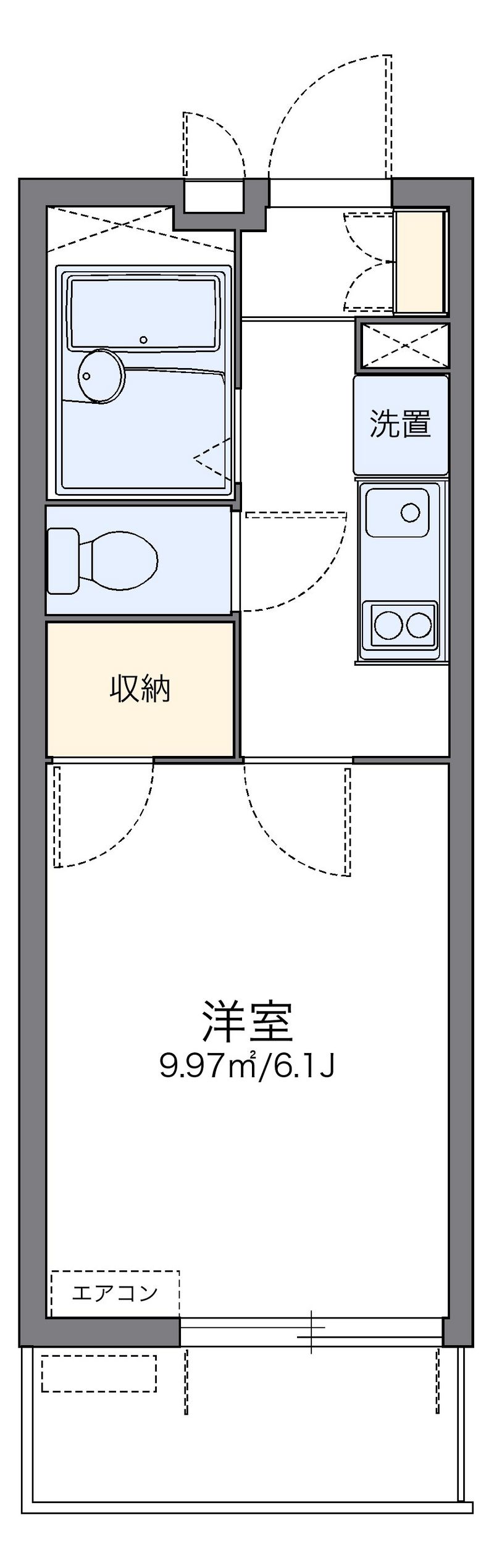 レオパレスプランドールＫ 間取り