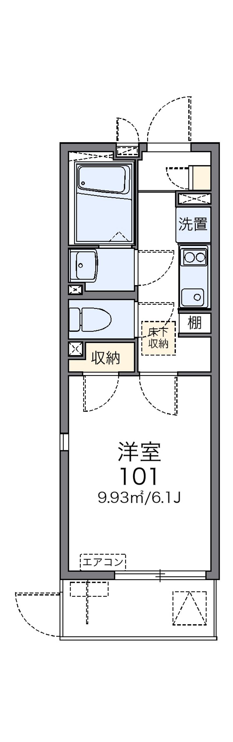 レオネクストアンビエントⅠ 間取図