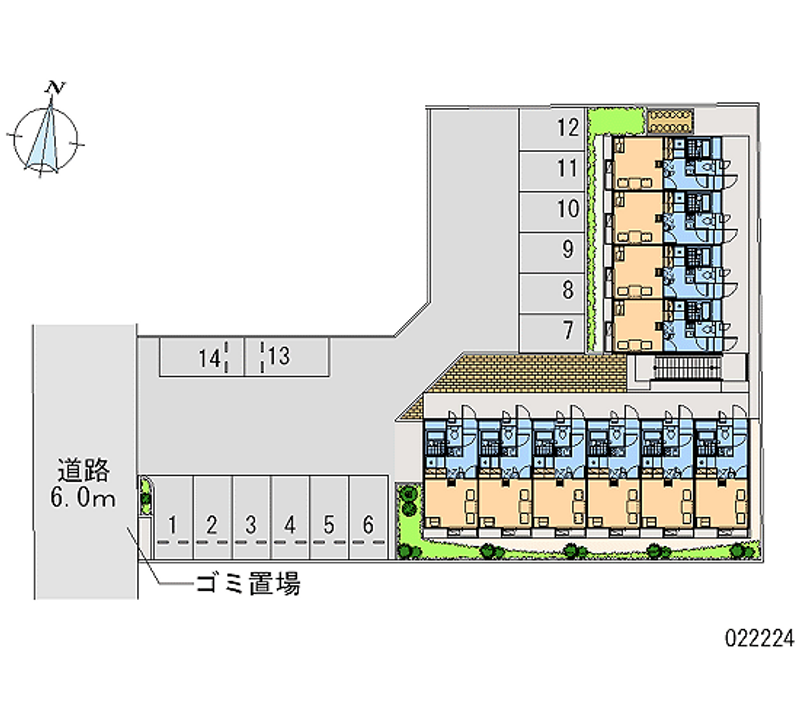 22224月租停车场