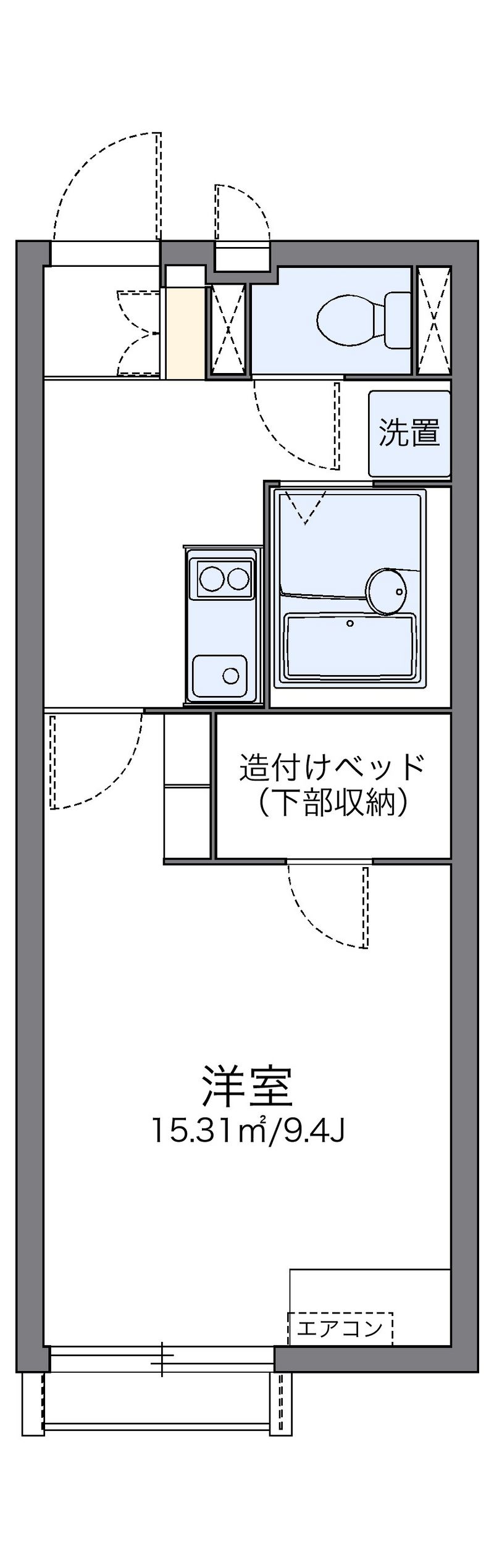 レオネクスト鳶尾Ⅱ 間取り