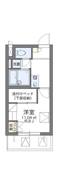 レオパレス高円寺南 間取り図