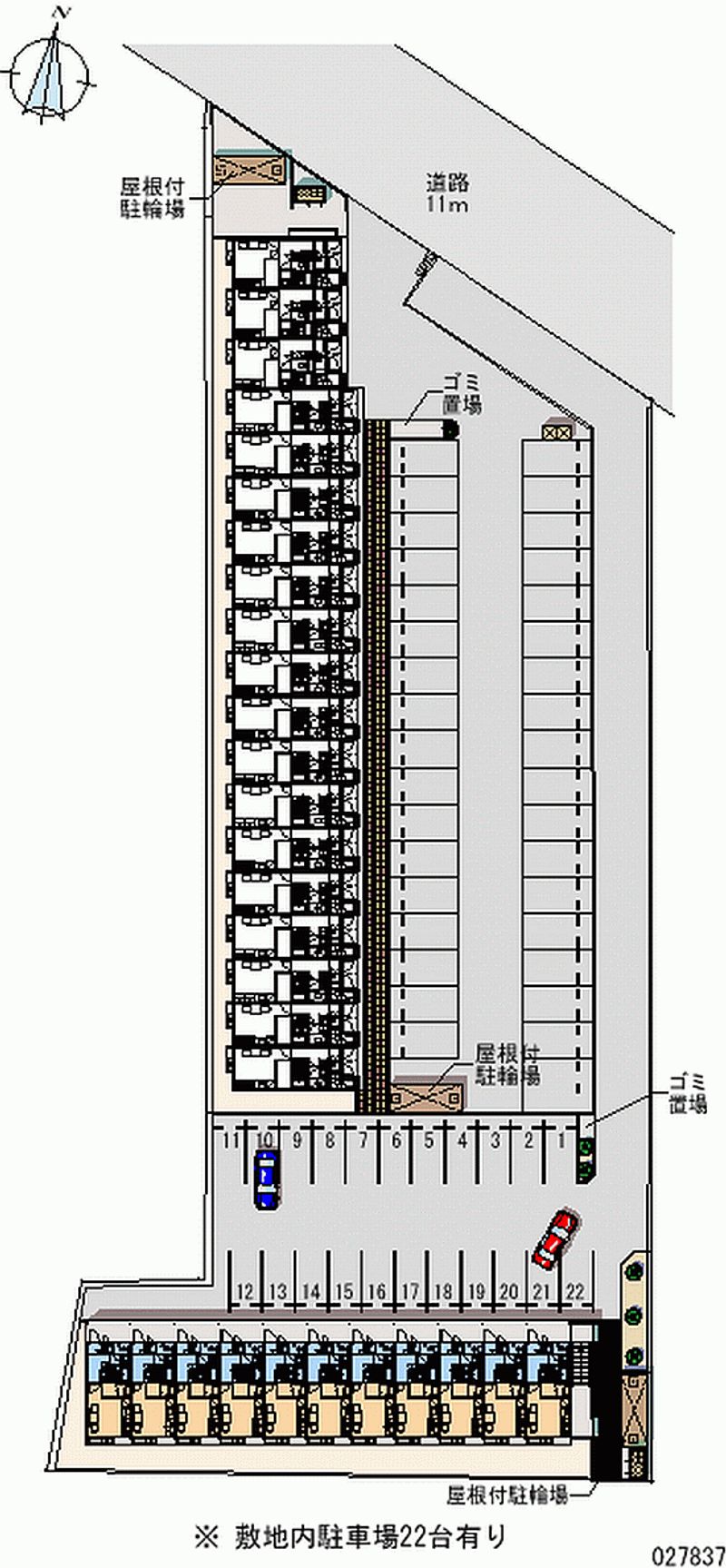 27837 Monthly parking lot