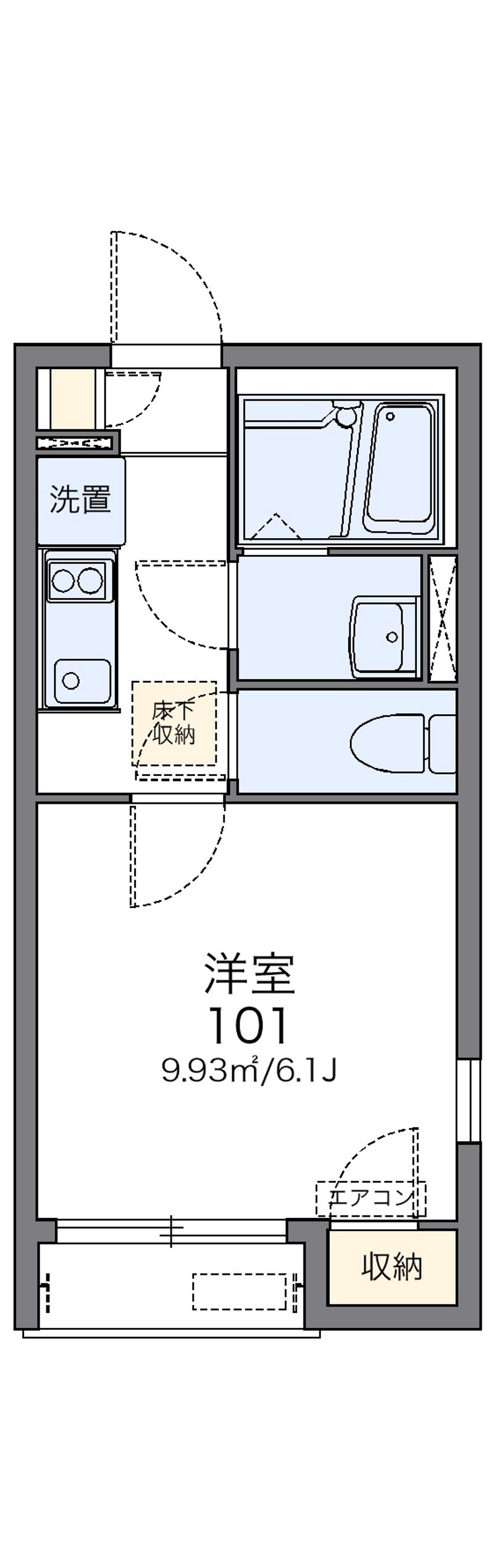 レオネクストシャインコート高宮 間取図